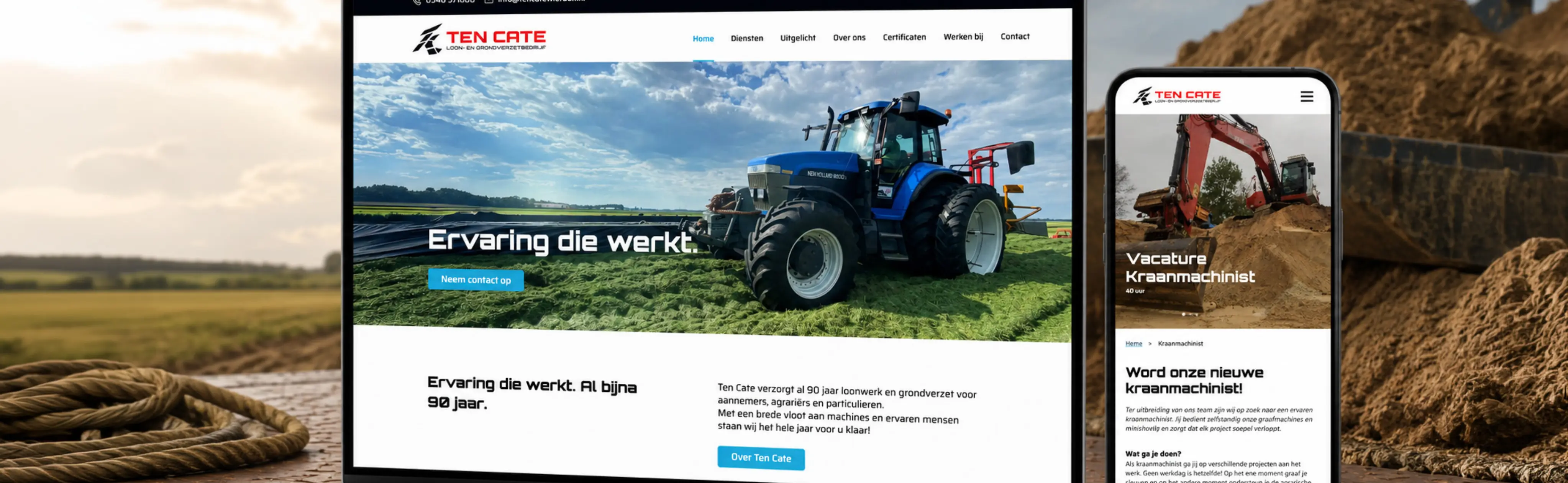 Ten Cate loon- en grondverzetbedrijf