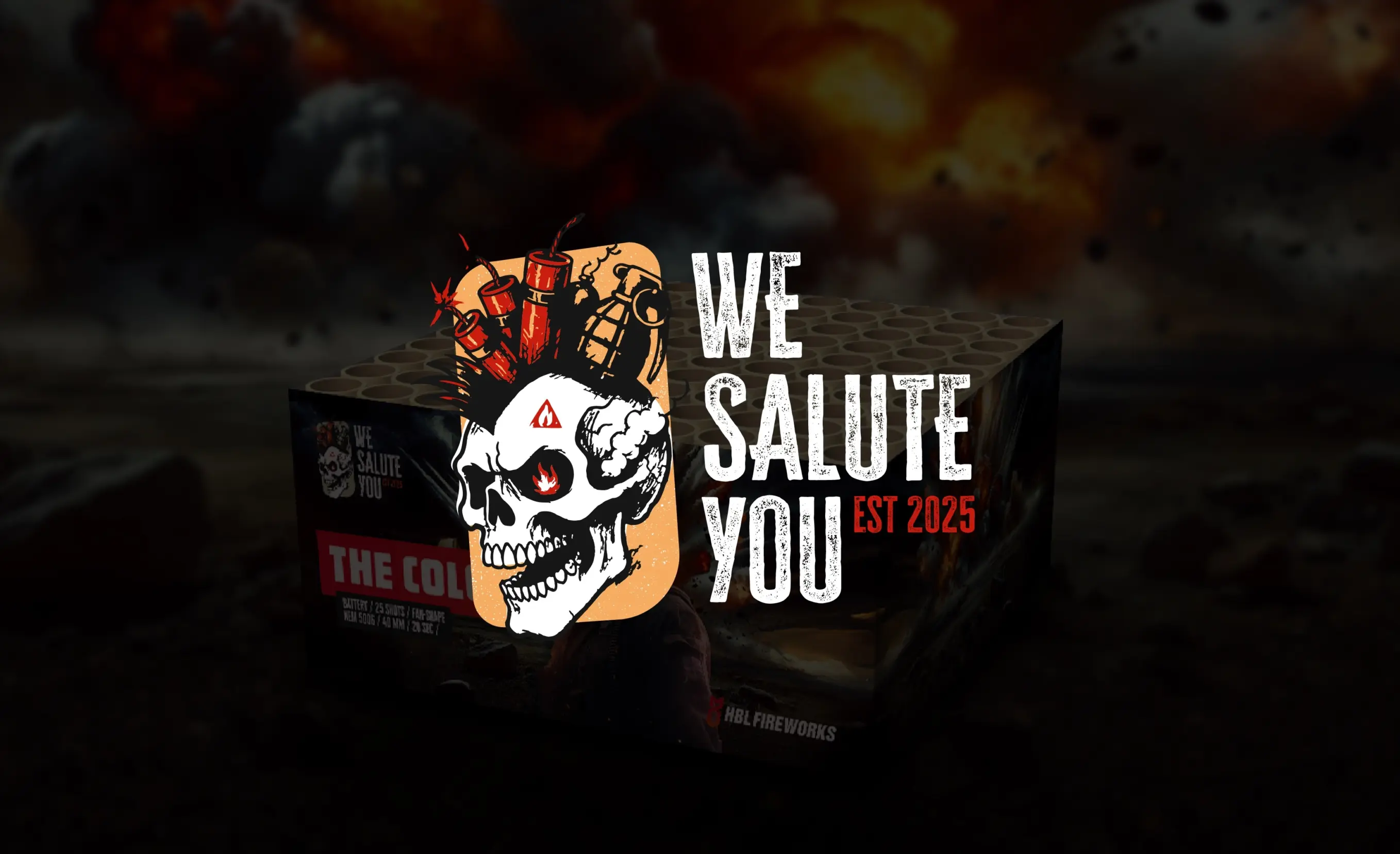 Identiteit en promo items "We salute you"