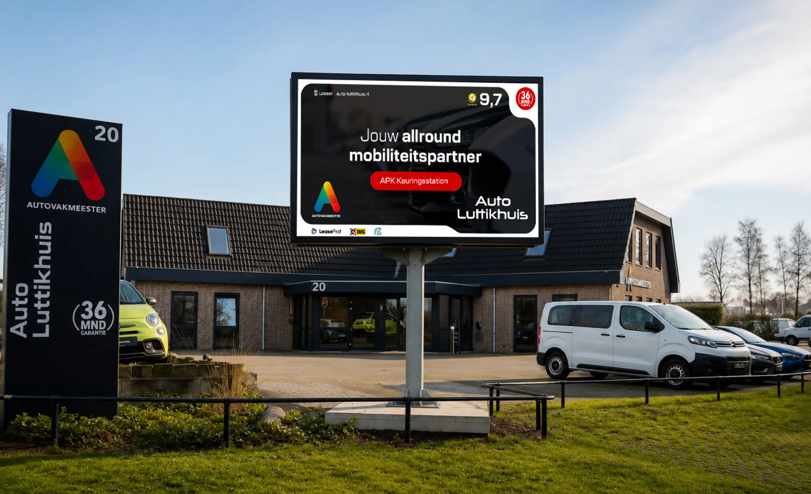 LED board met animatie